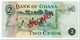 GHANA,2 CEDIS,1977,P.14,SPECIMEN,UNC - Ghana