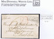 Ireland Carlow 1839 Cover To Dublin Paid '6' With Boxed POST PAID/AT CARLOW, Backstamped CARLOW AU 6 1839 - Prephilately