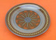 Delcampe - Années 1960 Plat Puigdemont Terre Cuite Polychrome émaillée à Décor, Spirales... - Altri & Non Classificati