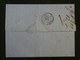 BO15 FRANCE LETTRE 1865 STRASBOURG A PARIS   + N°22 + +AFFRANCH. INTERESSANT++ - 1862 Napoleon III