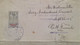 UK: Legal Document, 1915, Consular Service Revenue Tax Stamp, Consulate Denmark, World War 1 Export (damaged, See Scan) - Revenue Stamps