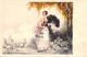 Illustrateur - Hardy - Edit. E.K. Et Cie - Colorisé - Femme Et Son éventail En Plume - Attelage - Carte Postale Ancienne - Hardy, Florence