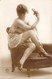 Fantaisies - Coquin - Femme Masquée Sur Un Canapé En Petite Tenue Et Talon Haut - Carte Postale Ancienne - Women