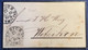 BRIEFLI / LETTRE MINIATURE: #28 ZÜRICH 1865 Brief  (Schweiz 1862 Sitzende Helvetia Mini Mourning Cover Enveloppe - Briefe U. Dokumente