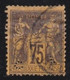 France   .   Y&T   .   99  Perf.  (2 Scans)        .    O        .     Oblitéré - 1876-1898 Sage (Type II)