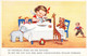 HUMOUR - Je Voudrais être De Tes Invités - Enfant à Table Avec Ses Jouets En Guise D'invités - Carte Postale Ancienne - Humor