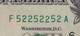 Top-Rarität ! BINARY-Note: 1 US-Dollar [2017] > F52252252A < {$004-BIN1} - Nationale Valuta