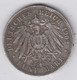 ALLEMAGNE - PRUSSE -  5 Mark 1902 - 2, 3 & 5 Mark Argento