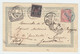CHINA 1901 Cover PC TIENTSIN Dragon Shanghai French P.O. Genova Italy (c028) - Lettres & Documents