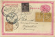 CHINA 1901 KIUKIANG Cover Dragon French P.O. Shanghai Munchen Germany (c043) - Briefe U. Dokumente