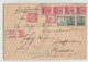 CHINA 1902 Registered Cover Deutsche Post Shanghai Mixed Franking (c023) - Covers & Documents