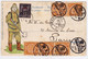 CHINA Shanghai 1901 Dragon Cover Postcard French P O France Paris, RARE! (c009) - Covers & Documents