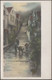 Elmer Keene - High Street, Clovelly, Devon, C.1920 - Charles Worcester RP Postcard - Clovelly