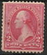 USA 1894 Regular Issue - Unwmk (no Watermark). 2c Scarlet Unused No Gum. Type II. Scott No. 251 Type II - Ongebruikt