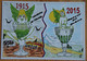 Montbéliard - 35e Salon De La Carte Postale 2015 - Illustration Absinthe - Jacques Migot - Signée & Numérotée -(n°25523) - Bourses & Salons De Collections