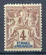 Réf 53 CL2 < -- SAINTE MARIE De MADAGASCAR < Yvert N° 3 * Neuf Ch * MH - Scan Détaillé - Unused Stamps