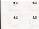 CVUX1 Sheetlet Of 4 Postal Cards POSTAL BUDDY 1990 Cat. §22.00 - 1981-00