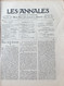 JOURNAL LES ANNALES POLITIQUES ET LITTERAIRES N° 1357 DU 27 JUIN 1909 - IMPRESSIONS DE DANSE PAR ISADORA DUNCAN - General Issues