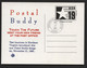 CVUX3 Postal Card Postal Buddy Type B FDC Merrifield VA 1992 - 1981-00