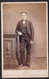 RARE PHOTO CDV  ENGLISH GENTLEMAN - HIGH SOCIETY -- Photo W. Bates ( High Holborn London ) - Nobility Noblesse - Meuble - Old (before 1900)