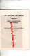 59- LILLE- RARE LIVRET LA LEVURE DE BIERE BIERES SULB ALIMENTATION ANIMAUX-7 RUE FONTAINE DELSAUX-IMPRIMERIE DUBANT - Landwirtschaft