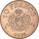 Monnaie, Monaco, 10 Francs, 1976 - 1960-2001 Nouveaux Francs