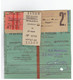 BILLETE PARA EL PERSONAL 2 CLASSE  MARS 1951  -SEVILLA GRANADA -Cie Velocidad Tren Ordinario  -2 Tickets + 2 BILLETS - Europa