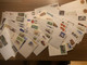 LOT DE 45 ENTIERS POSTAUX STATIONARY GANZSACHE ALLEMAGNE FEDERALE RFA BUND VOLKSWAGEN PORSCHE FOOT MOZART - Postkarten - Ungebraucht