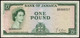 Jamaica 1 Pound 1960 VF+ QEII Banknote - Jamaique