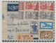 INDOCHINE WW2 1941 HANOI TONKIN Air Mail Cover > FRANCE Genissiat Billiat AIN HONG KONG Censortape & PANAM Route Via USA - Storia Postale