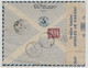 INDOCHINE WW2 1941 HANOI TONKIN Air Mail Cover > FRANCE Genissiat Billiat AIN HONG KONG Censortape & PANAM Route Via USA - Covers & Documents