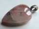 Pendentif Rhodonite, Pierre Naturelle, Pierre Rose Noire, Pierre De Tolérance, Bijou Original Femme, Cadeau Raffiné Pour - Collares/Cadenas