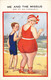 HUMOUR - Me And The Missus - Moi Et Ma Conquête - Femme Ronde - Illustration Non Signée - Carte Postale Ancienne - Humor