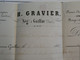 AP19 FRANCE  BELLE  LETTRE  RRR 1863 GAILLAC  A CAHUZAC  +NAP. 10C N°23 VARIETé FILET  ++ PAS COURANT++ - 1862 Napoléon III