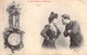 HUMOUR - Le Baromètre Du Ménage - Orage - Couple En Colère - Carte Postale Ancienne - Humor