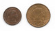 FRANCE  - Lot De 2 Monnaies 1914 - 1 Et 2 Centimes - Dupuis - 1914 - Altri & Non Classificati