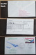 Delcampe - #49 Concorde Aircraft Onboard Carried / Private Correspondence / Remaining Post / First Day Covers And More - Storia Postale