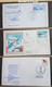 Delcampe - #49 Concorde Aircraft Onboard Carried / Private Correspondence / Remaining Post / First Day Covers And More - Covers & Documents