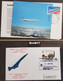 Delcampe - #49 Concorde Aircraft Onboard Carried / Private Correspondence / Remaining Post / First Day Covers And More - Storia Postale