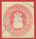 Oldenbourg Découpe D'entier Postal / Post Cut Squares N°6 1s Rose 1862 O - Oldenburg