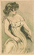 Delcampe - Henri BOUTET * Série 6 CPA Illustrateur Art Nouveau Jugendstil Boutet * Femme Nue Seins Nus Curiosa érotisme érotique - Boutet