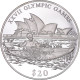 Monnaie, Libéria, Olympic Games, 20 Dollars, 2000, Canoe Kayak, SPL, Argent - Liberia
