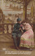 Militaria - Couple - Militaire - Képi - Carte Postale Ancienne - Patriottiche