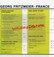 68- MULHOUSE-PROSPECTUS PUBLICITE GEORG FRITZMEIER -TARIF 1964- 26 RUE DE ROUFFACH- CABINE TRACTEUR AGRICULTURE - Landwirtschaft