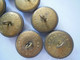 Lot De 9 Boutons Militaires Mat 25mm Bachler Châteaudun - Boutons