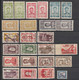 NORD VIETNAM - 1945/1946 - COLLECTION SURCHARGES COMPLETE (dont YT 59 ** MNH) ! + VARIETES COULEUR ! NEUFS - 3 PAGES - Viêt-Nam