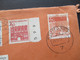 Berlin (West) 1972 Deutsche Bauwerke I Und II MiF Mit BRD Marke Wertbrief 500 DM Stempel Stuttgart Nach Schongau - Lettres & Documents