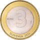 Slovénie, 3 Euro, Independence 20th Anniversary, 2011, TTB+, Bimétallique - Slovenia