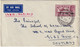 INDE / INDIA - 1936 (Dec 5) 7-1/2As / 8As Air Mail Envelope -POONA To Glasgow, Scotland - 1936-47 Koning George VI