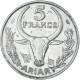 Monnaie, Madagascar, 5 Francs, Ariary, 1968 - Madagaskar